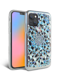 Clear Cosmic Holographic Kaleidoscope iPhone Case