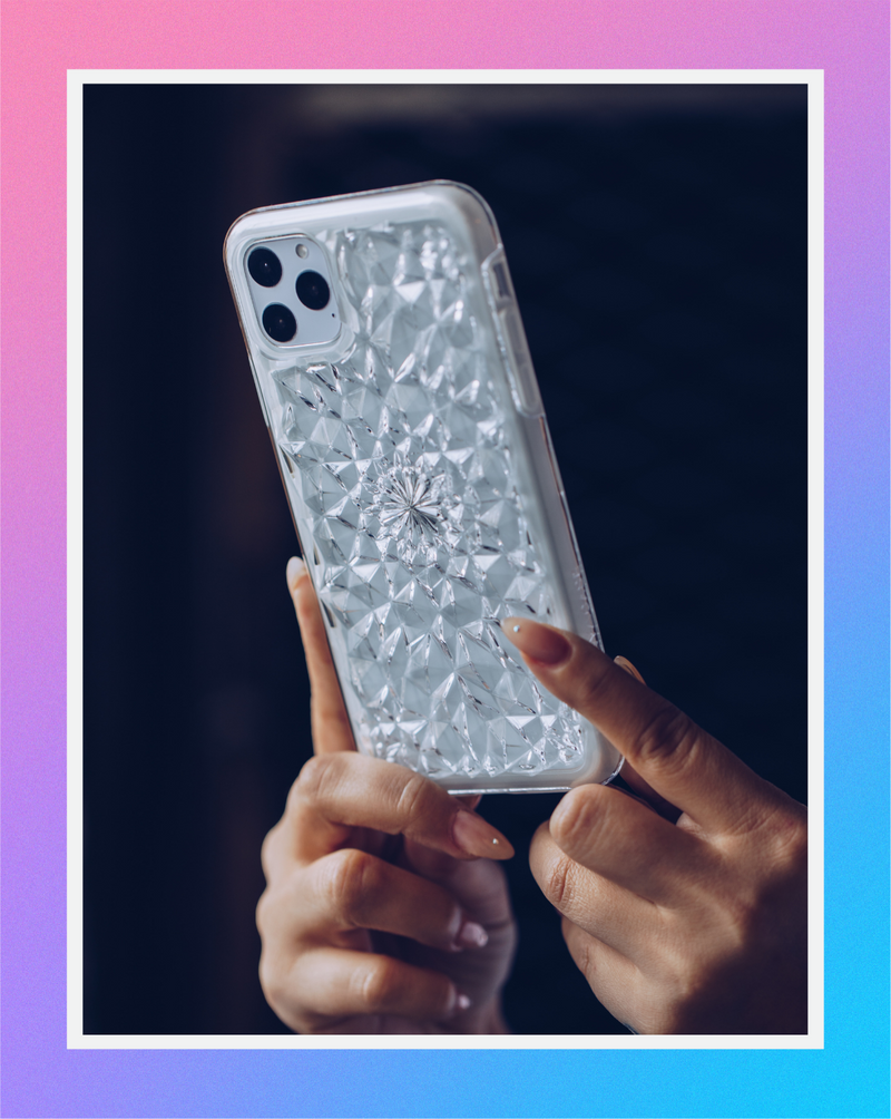 Clear Kaleidoscope iPhone Case