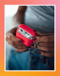 Neon Pink AirPods Case