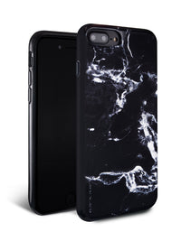 Black Polished Marble iPhone Case