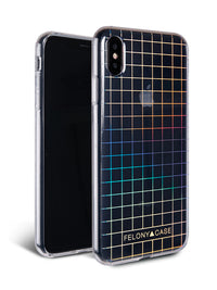 Holographic Grid iPhone Case