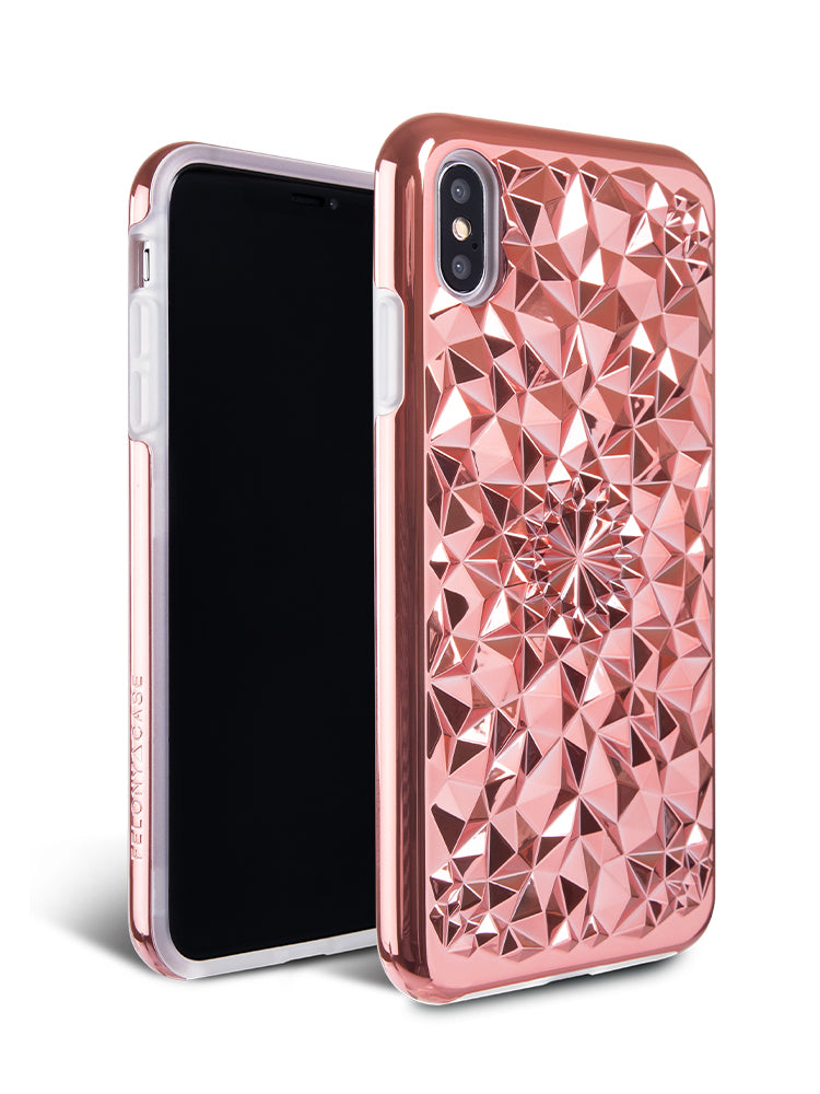 Rose Gold Kaleidoscope iPhone Case