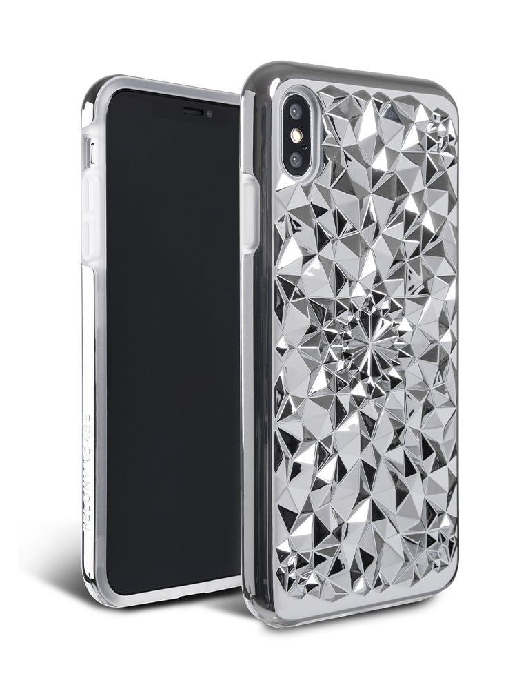 Silver Kaleidoscope iPhone Case