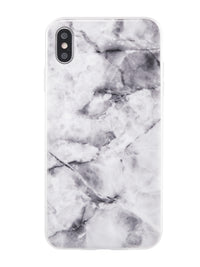 White Polished Marble iPhone Case