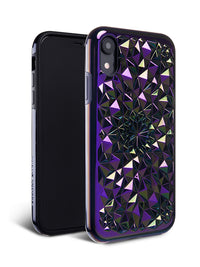 Cosmic Holographic Kaleidoscope iPhone Case