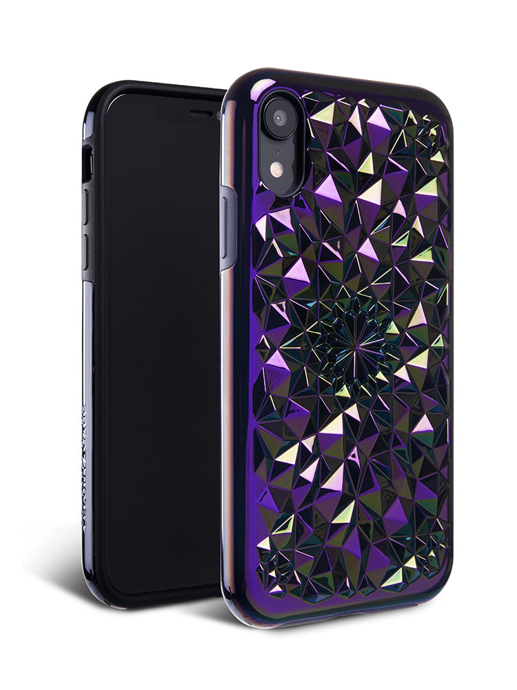 Cosmic Holographic Kaleidoscope iPhone Case