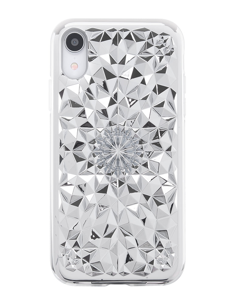 Silver Kaleidoscope iPhone Case