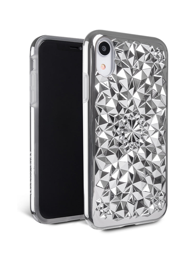 Silver Kaleidoscope iPhone Case