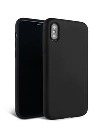 Matte Black Silicone iPhone Case