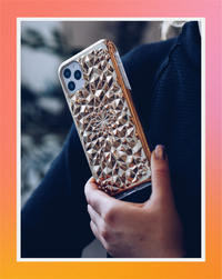 Gold Kaleidoscope iPhone Case