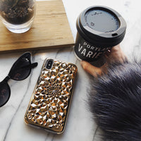 Gold Kaleidoscope iPhone Case