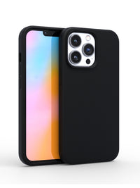 Matte Black Silicone iPhone Case
