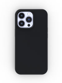 Matte Black Silicone iPhone Case