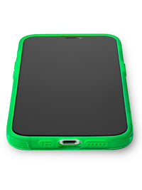 Neon Green Kaleidoscope iPhone Case