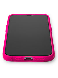 Neon Pink Kaleidoscope iPhone Case
