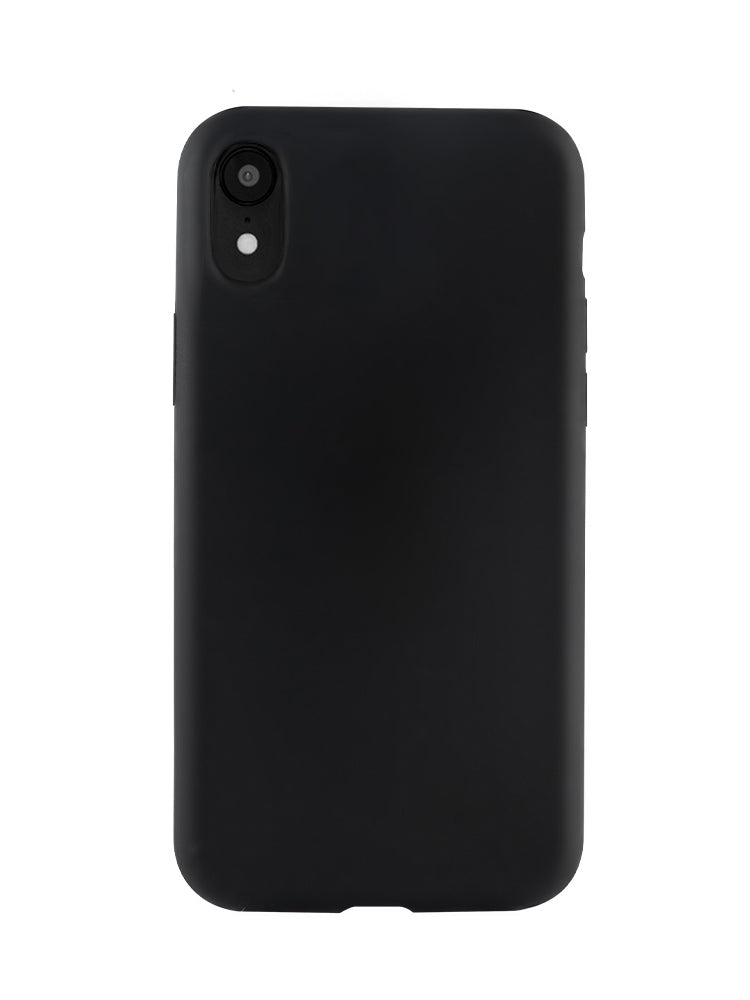 Matte Black Silicone iPhone Case