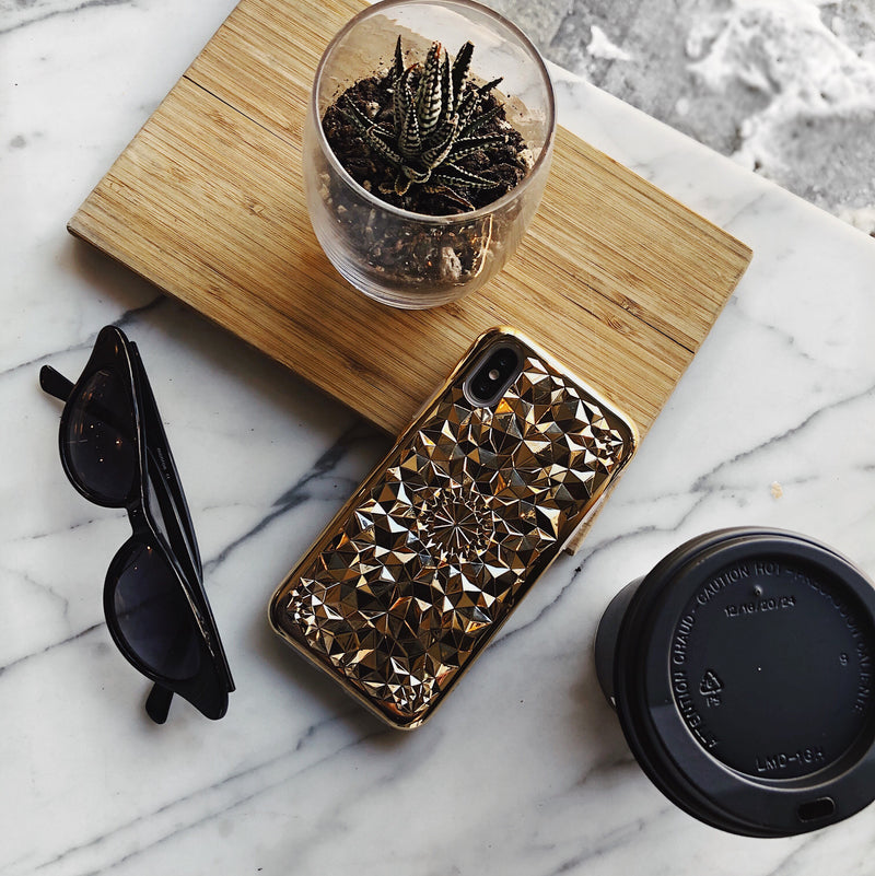Gold Kaleidoscope iPhone Case