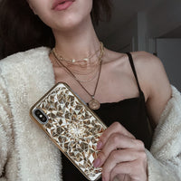 Gold Kaleidoscope iPhone Case