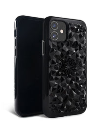 Gloss Black Kaleidoscope iPhone Case