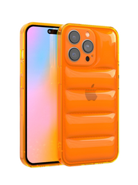 Neon Orange Puffer iPhone Case