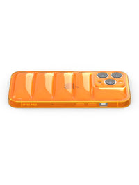 Neon Orange Puffer iPhone Case