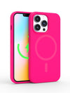 Neon Pink Silicone iPhone Case