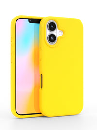 Neon Yellow Silicone iPhone Case