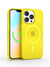 Neon Yellow Crystal Clear iPhone Case