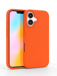 Neon Orange Silicone iPhone Case