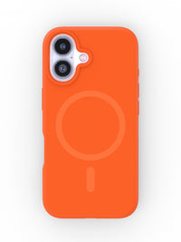 Neon Orange Silicone iPhone Case