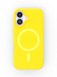 Neon Yellow Silicone iPhone Case