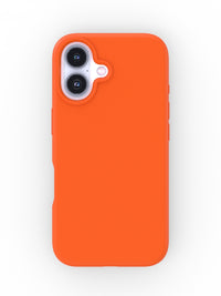 Neon Orange Silicone iPhone Case