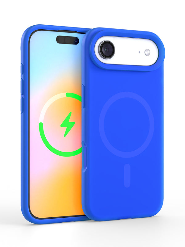 Neon Blue Silicone iPhone Case