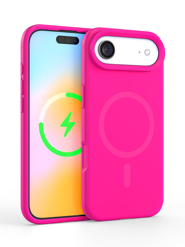 Neon Pink Silicone iPhone Case