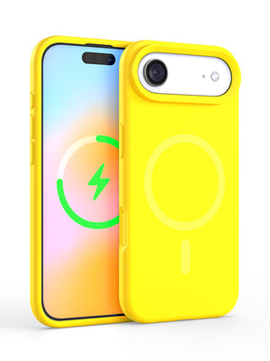 Neon Yellow Silicone iPhone Case