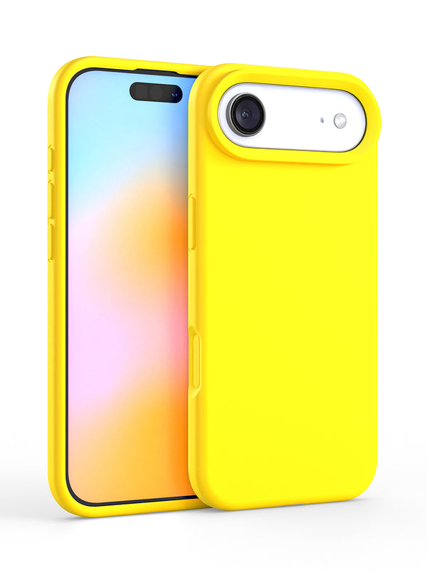 Neon Yellow Silicone iPhone Case