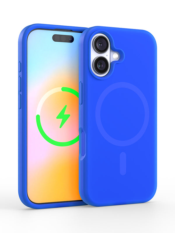 Neon Blue Silicone iPhone Case