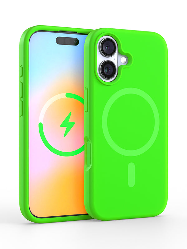Neon Green Silicone iPhone Case