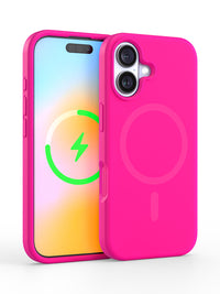 Neon Pink Silicone iPhone Case