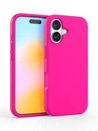 Neon Pink Silicone iPhone Case