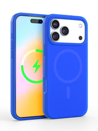 Neon Blue Silicone iPhone Case