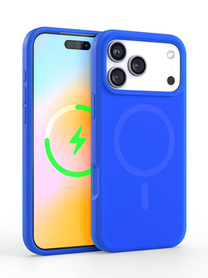 Neon Blue Silicone iPhone Case