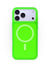 Neon Green Crystal Clear iPhone Case