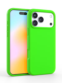 Neon Green Silicone iPhone Case