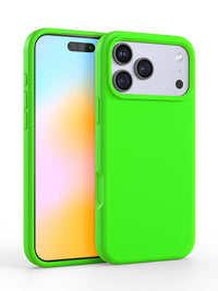 Neon Green Silicone iPhone Case
