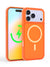 Neon Orange Crystal Clear iPhone Case