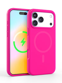 Neon Pink Silicone iPhone Case
