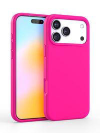 Neon Pink Silicone iPhone Case