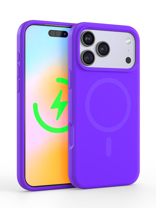 Neon Purple Silicone iPhone Case