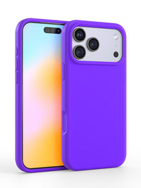 Neon Purple Silicone iPhone Case